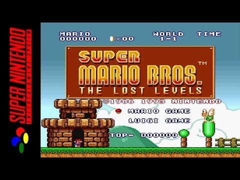 Thumbnail for [Longplay] SNES - Super Mario All-Stars - Super Mario Bros - The Lost Levels [Mario] (HD, 60FPS)