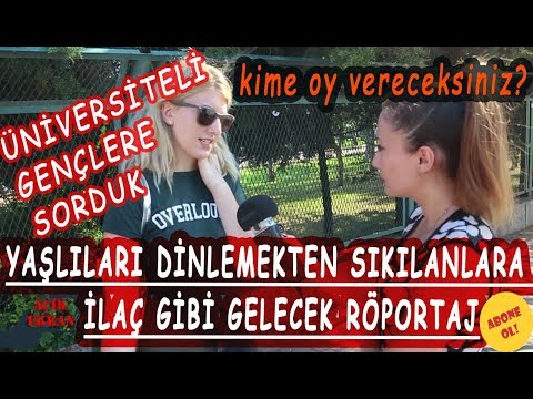 Thumbnail for Üniversiteli Gençlere Sorduk. Seçimde kime oy vereceksiniz? Neden?