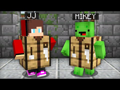 Thumbnail for How Mikey & JJ Shapeshift to Workbench Mutant in Minecraft Challenge (Maizen Mazien Mizen)