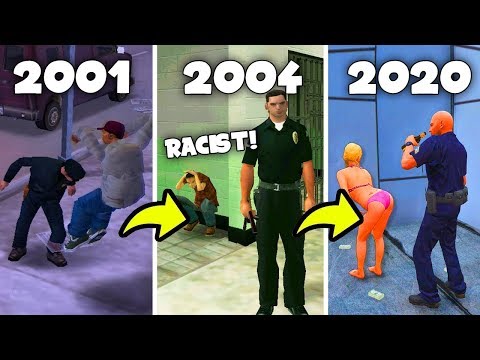 Evolution Of Police Logic In GTA GAMES 2001-2020