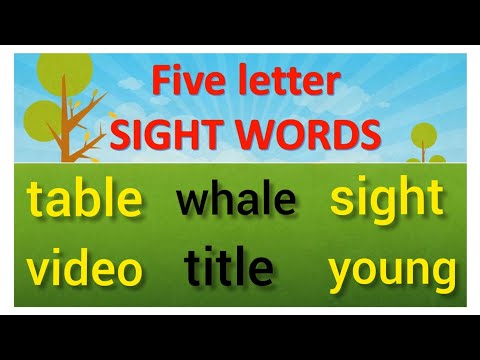 Thumbnail for Learn #Fiveletterwords with starting letter S-Z | 5 letter words for kids in English