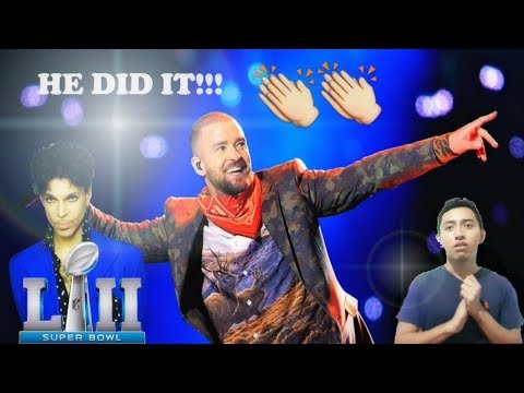 JUSTIN TIMBERLAKE - PEPSI HALFTIME SHOW SUPER BOWL LII (REACTION)