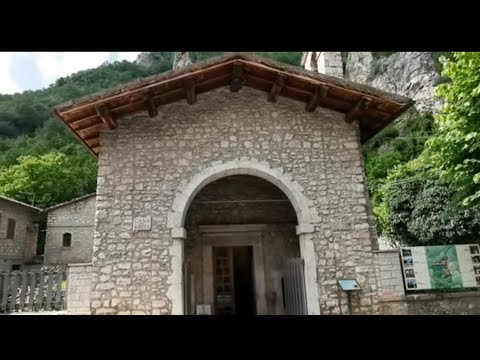 La Casa Natal y el Pueblo donde vivió Santa Rita de Casia. Roccaporena, Italia.