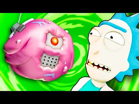 Making RICK'S SECRET ALIEN Bot! - Rick and Morty VR