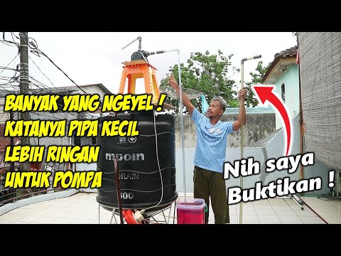 Thumbnail for Benarkah pipa kecil bisa memperkuat hisapan pompa? Ayo kita buktikan disini