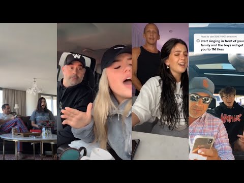 Singing in front of my Dad(family )????(real reactions ) 100% tiktok