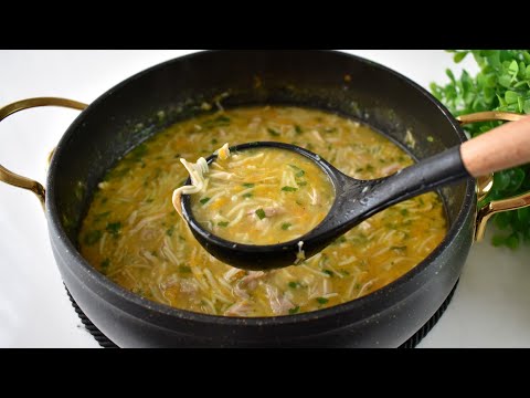 Asla Bir Tabak Yetmeyecek ???? İçinizi Isıtacak En LEZZETLİ Lokanta Usulü Tavuk Çorbası ⁄ Nasıl Yapılır