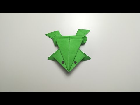 COMO HACER UNA RANA DE PAPEL