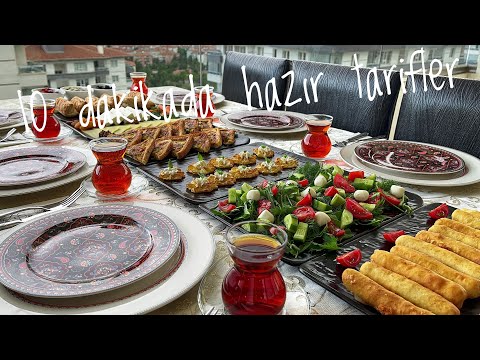 Thumbnail for KAHVALTI MASASI HAZIRLIĞI✅/ Pratik ve Lezzetli Kahvaltılık Tarifler/Kahvaltı Sunumları