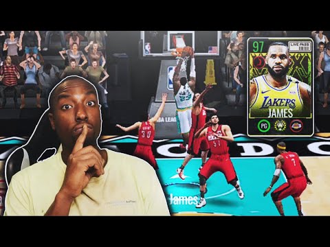 Thumbnail for 97 OVR LIVE PASS MVP LEBRON JAMES GAMEPLAY!!! NBA LIVE MOBILE SEASON 7