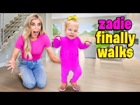 Daughter Walks for First Time *emotional*