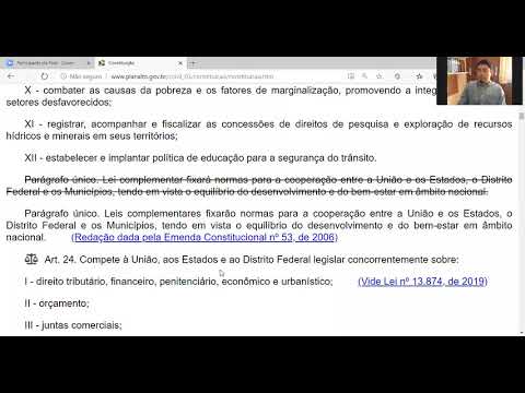 Constitucional III - Competências comuns - Parte 1