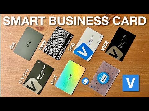 Thumbnail for Ultimate Smart Business Card Comparison - OVOU, Linq, Popl, NOMAD, Tappy, Blue, Dot, V1CE