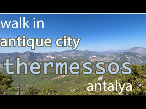 Walk in Termessos Antique City – A MUST SEE! in Antalya, Turkey Autumn 2022