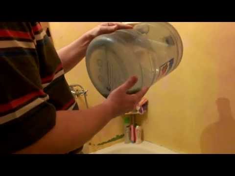 Как отмыть бутыль от зелени