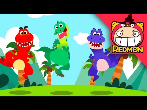 Thumbnail for Dinosaur Dance Song | Dinosaur songs | Nursery Rhymes | REDMON