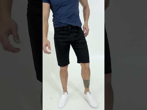 Bermuda Masculina Sarja Slim Fit (Não Desbota) 42834003 069