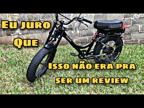 Thumbnail for Uma Caloi Mobylette Elétrica sem limitador de velocidade