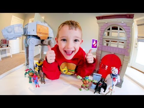 Father & Son ULTIMATE PLAY TIME! / Epic Battle Scenes!
