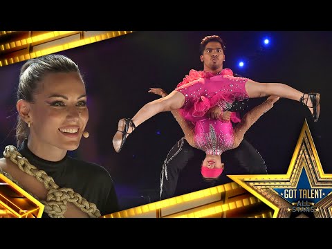 ARRIESGADAS ACROBACIAS, la esencia de estos BAILARINES de SALSA| Final | Got Talent: All-Stars 2023