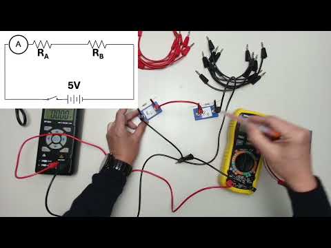 Thumbnail for LAB 7-04 How to measure voltage and current of a series DC circuit