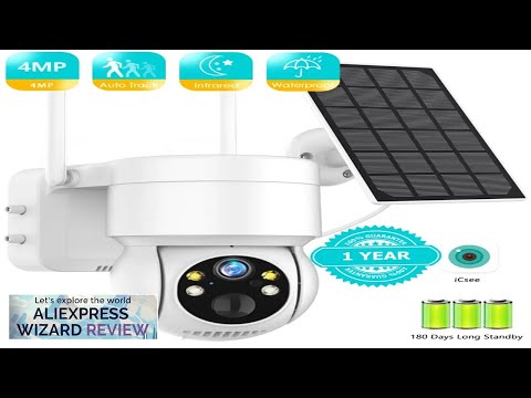 BESDER WiFi PTZ Camera Outdoor Wireless Solar IPCamera 4MP HD Built-in Battery Review