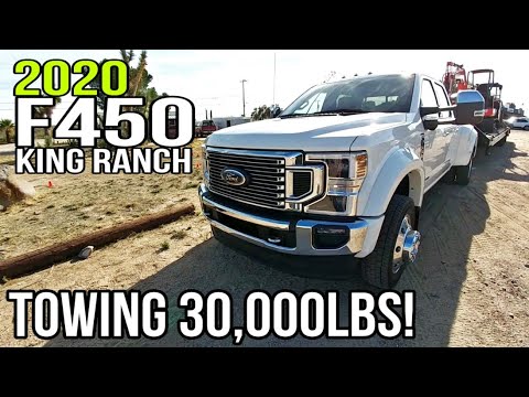 Thumbnail for 2020 Ford F450 tows 30,000lbs up a mountain!