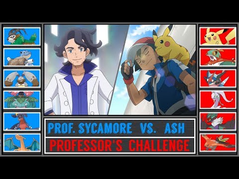 Thumbnail for Ash vs. Professor Sycamore (Pokémon Ultra Sun/Moon) - Kalos Professor's Challenge