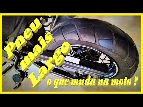 Thumbnail for PNEU MAIS LARGO NA MOTO. MELHORA OU PIORA ?