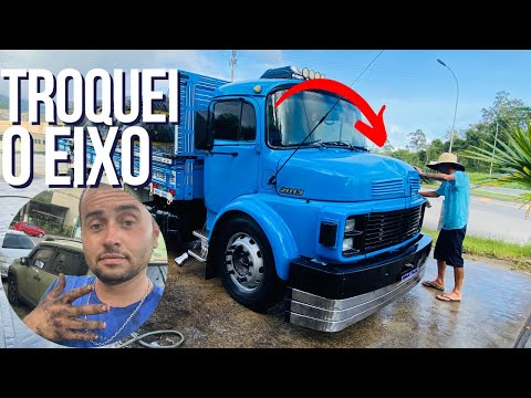 Thumbnail for Troquei o Eixo Dianteiro do Mercedes + Ligação da Válvula Pedal no Suporte Original
