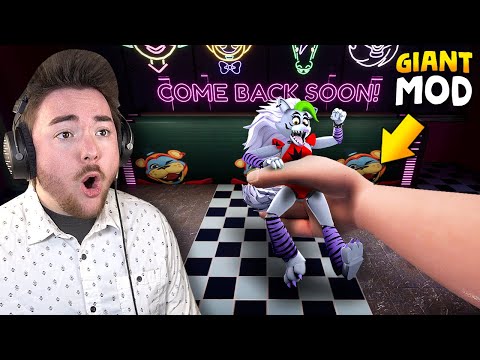 GIANT GREGORY MOD!!! (Picking Up Animatronics) | Five Nights at Freddy’s: Security Breach (Mods)