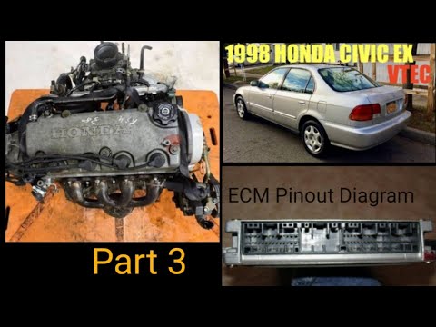 Thumbnail for Honda D15 Engine Wiring diagram | Civic 98 model ECU pinout