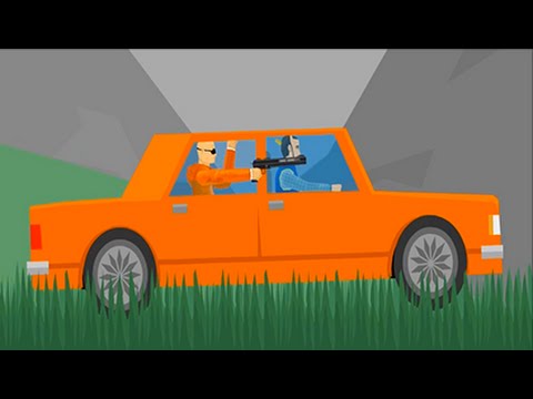 CRAZY DRIVE BY SHOOTING! (Happy Wheels #9)