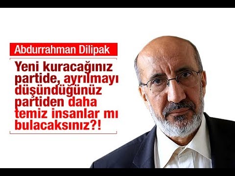Thumbnail for Abdurrahman Dilipak'tan yeni parti için sert sözler... Sesli Makale