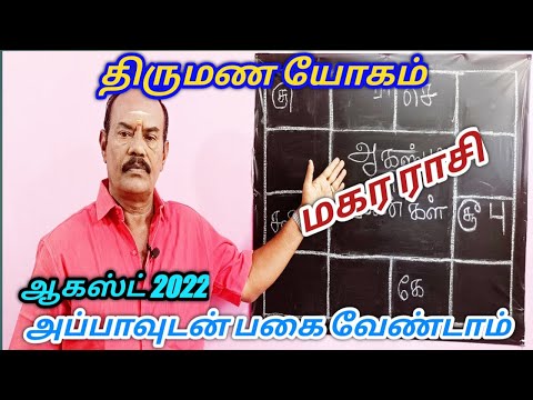 Magara rasi August month palangal|மகர ராசி ஆகஸ்ட் 2022|Capricorn Zodiac|August month rasi palangal