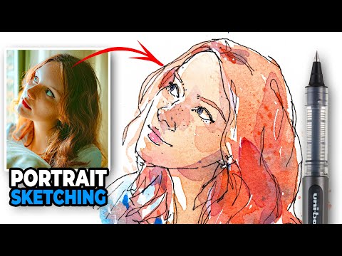 Thumbnail for How to Draw Faces Loosely | Easy STEP BY STEP For Beginners