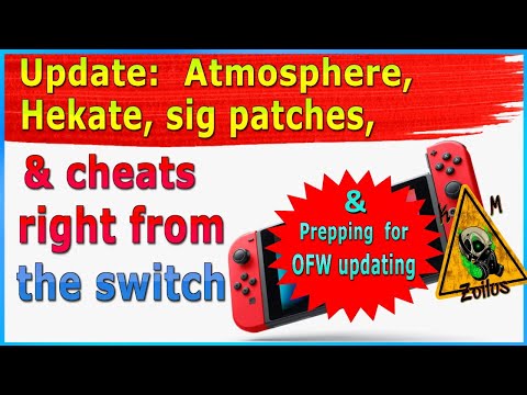 Switch Tutorial - using only the console, Update: Hekate, Atmosphere, cheats, patches, deepsea,