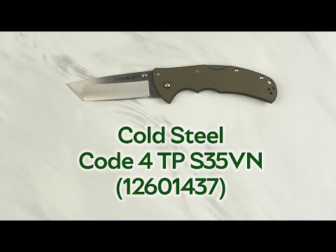 Розпаковка Cold Steel Code 4 TP S35VN (12601437)