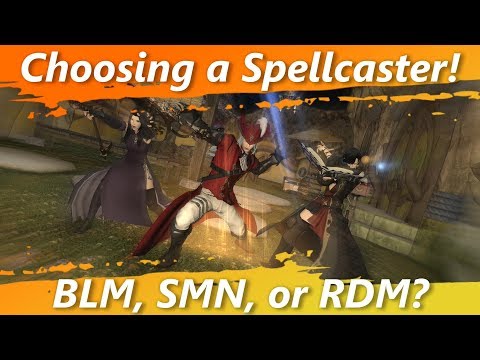 Choosing a Spellcaster! Black Mage, Summoner or Red Mage? [FFXIV Fun]