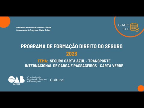 Seguro Carta Azul - Transporte Internacional de Carga e Passageiros - Carta Verde