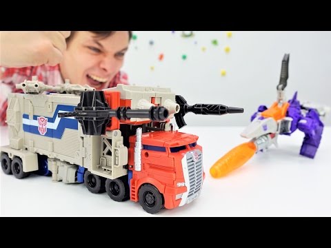 Thumbnail for Мастерская Фёдора - Трансформеры: Оптимус или Гальватрон! Кто сильнее?