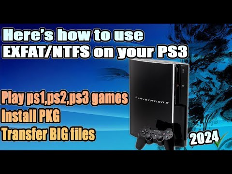 How to use EXFAT/NTFS hdd on your PS3 | Complete guide | 2024