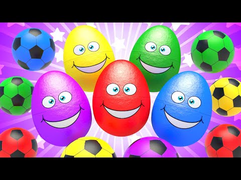 5 Color Eggs Song | Old Macdonald had a Farm Nursery Rhymes Playground Color Song Baby & Kids Songs