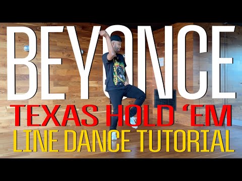 Beyonce - Texas Hold 'Em | Easy Line Dance Tutorial * Beginner friendly *
