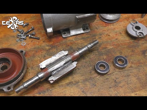 Виброплита из старого электродвигателя. 1часть.