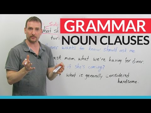 Thumbnail for Advanced English Grammar: Noun Clauses