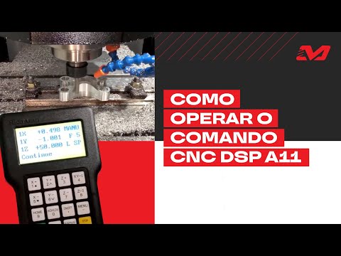 Como operar o comando CNC DSP A11