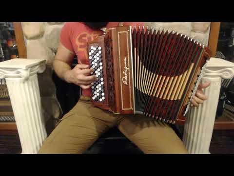 Thumbnail for 4849 - Padauk Castagnari Magica 3° Chromatic Button Accordion C System LMM 72 96 $4999