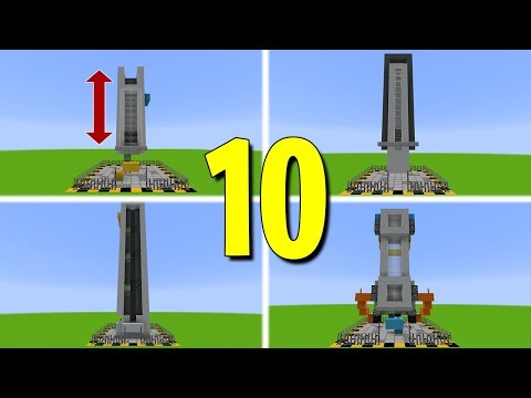 Thumbnail for 10 FAÇONS DE FAIRE DES ASCENSEURS DANS MINECRAFT !
