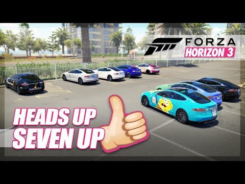 Forza Horizon 3 - Heads Up 7 Up! (Mini Games & Funny Moments)